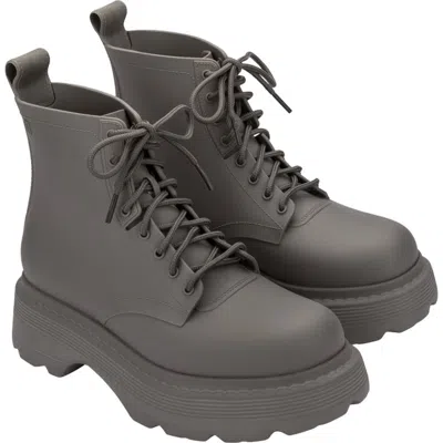 Melissa Coturno Soft Platform Boot In Matte Brown