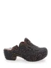 Melissa X Y Project Court Mules In Brown