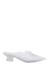 Melissa X Y Project 50mm Point Mules In White