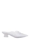 Melissa X Y Project 50mm Point Mules In White