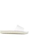 Melissa Court Slip-on Slides In Neutrals