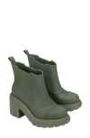 Melissa Courtney Platform Chelsea Boot In Green