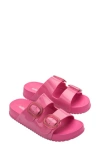 Melissa Cozy Buckle Slide Sandal In Pink