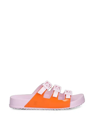 Melissa Cozy Buckle-fastening Slides In Multi