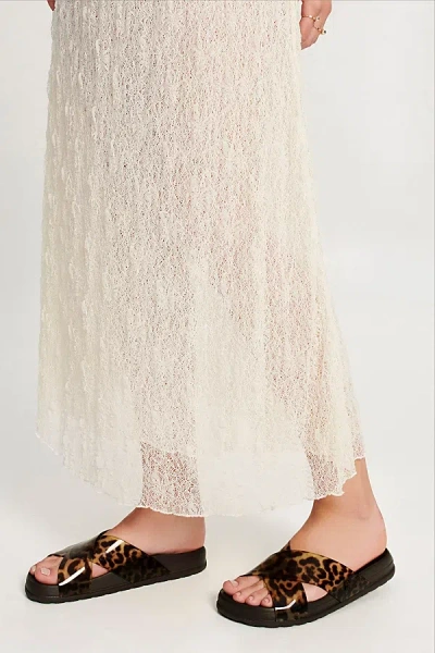 Melissa Cozy Cross Jelly Slide In Dark Brown, Women's At Urban Outfitters