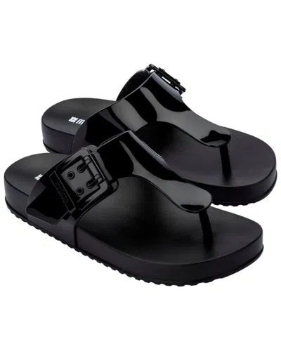 Melissa Cozy Platform Flip Flop In Black