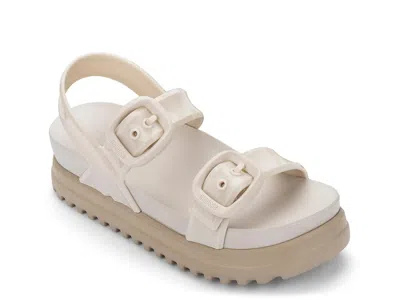 Melissa Cozy Jelly Platform Sandal In White