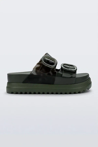 Melissa Cozy Jelly Platform Slides In Green, Women's At Urban Outfitters