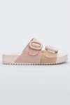Melissa Cozy Jelly Slide In Beige/pink, Women's At Urban Outfitters In Multi