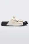 Melissa Cozy Jelly Slide In Black/beige, Women's At Urban Outfitters In Multi