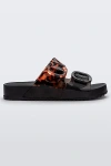 Melissa Cozy Jelly Slide In Black/clear Tortoise, Women's At Urban Outfitters