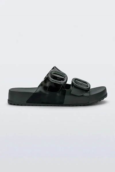 Melissa Cozy Jelly Slide In Green/turtle, Women's At Urban Outfitters In Multi
