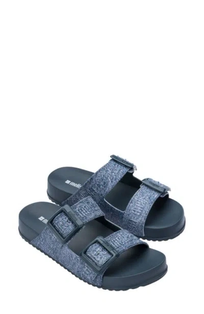 Melissa Cozy Lover Slide Sandal In Jeans Blue
