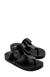 Melissa Cozy Platform Flip Flop In Black