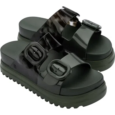 Melissa Cozy Platform Sandal In Green