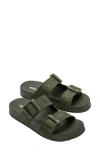 Melissa Cozy Slide Sandal In Green