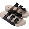 Melissa Cozy Stripes Platform Slide Sandal In Brown
