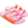 Melissa Cozy Stripes Platform Slide Sandal In Multi