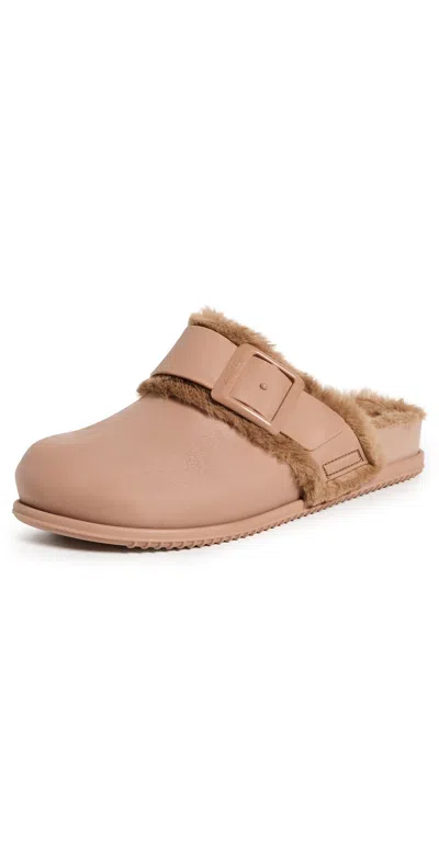 MELISSA COZY WARM CLOGS BROWN