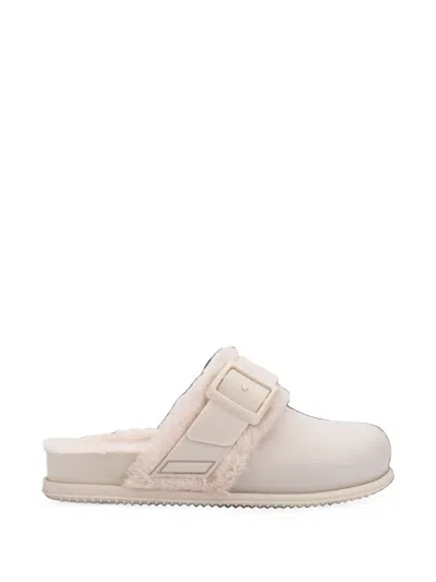 Melissa Cozy Warm Mules In Neutral