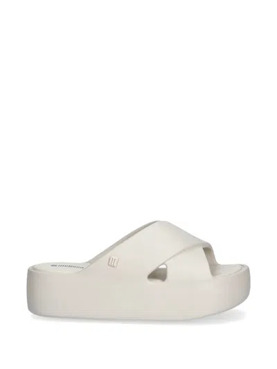 Melissa Crossover Platform Slides In White