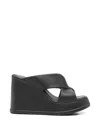 Melissa Crossover-strap Sandals In Black