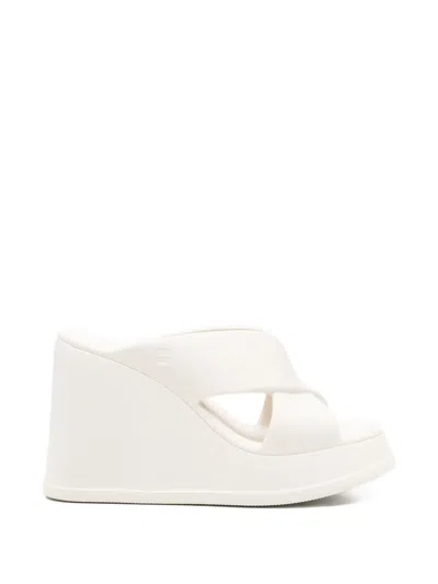 Melissa Crossover-strap Sandals In White