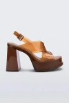 Melissa Dance Jelly Platform Heel In Brown, Women's At Urban Outfitters
