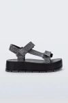 Melissa Denim Platform Strappy Sandal In #n/a, Women's At Urban Outfitters