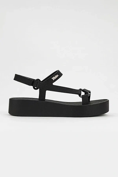 Melissa Downtown Strappy Platform Sandal In Black, Women's At Urban Outfitters