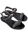 Melissa Eclipse Slingback Sandal In Black