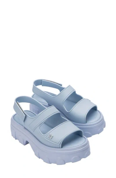 Melissa Ella Move Platform Sandal In Blue
