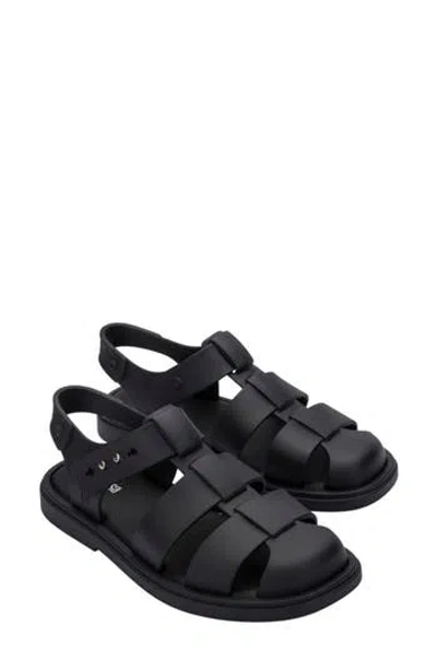 Melissa Emma Fisherman Sandal In Black