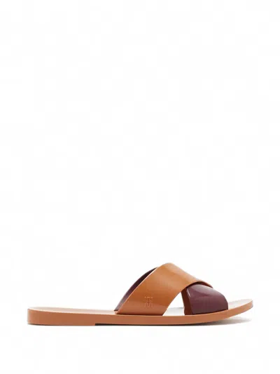 Melissa Essential Cross Sandals In Animal Print