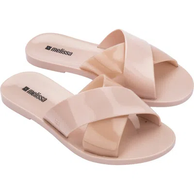 Melissa Essential Cross Slide Sandal In Blue