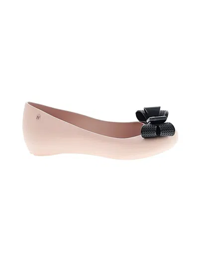 Pre-owned Melissa Flats In Pink