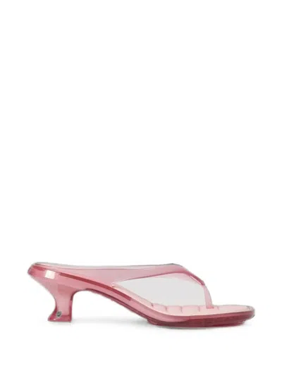 Melissa Flip Flop Kitten Heel Sandals In Pink