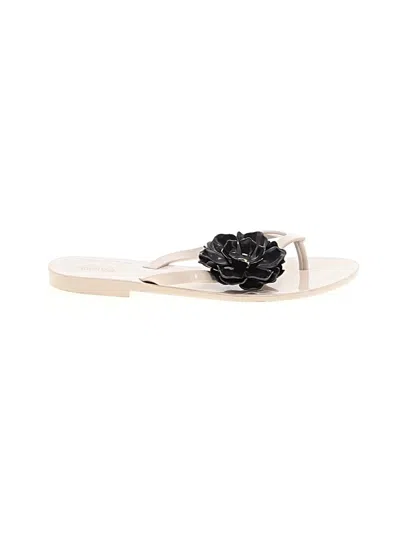 Pre-owned Melissa Flip Flops In Ivory