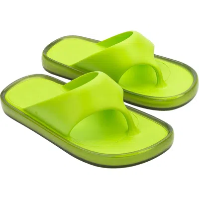 Melissa Float Flip Flop In Green