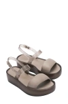 Melissa Float Slingback Platform Sandal In Beige