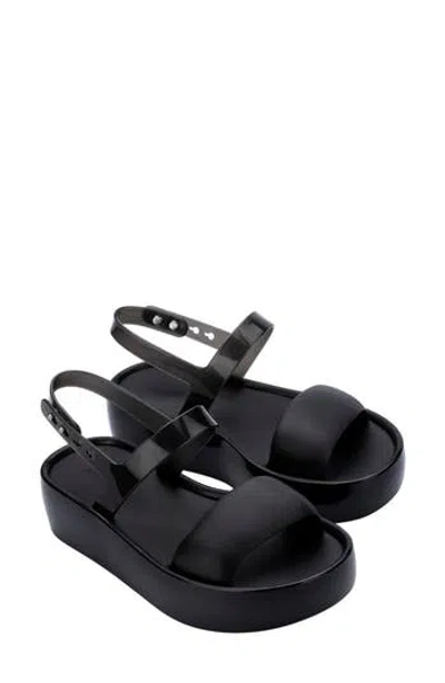 Melissa Float Slingback Platform Sandal In Black