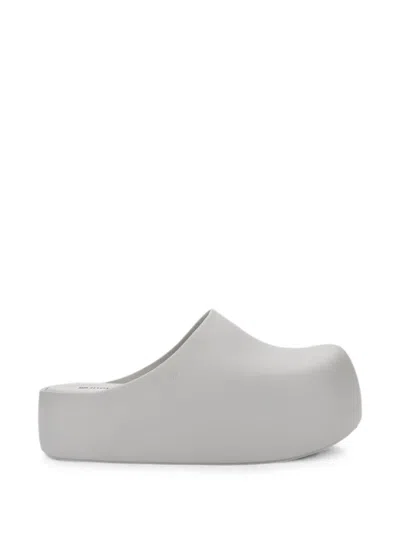 Melissa Free Clog Platform Mules In Black