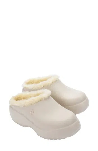 MELISSA MELISSA FREE FLUFFY FAUX FUR LINED CLOG