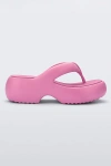 Melissa Pink  Free Platform Sandals In Pink