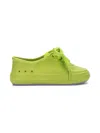 Melissa Free Hug Lace-up Sneakers In Green