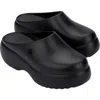 Melissa Free Platform Clog In Black