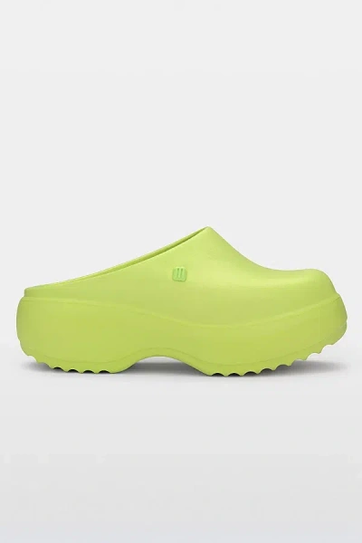 Melissa Free Platform Clog In Green