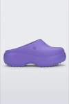 Melissa Free Platform Clog In Violet
