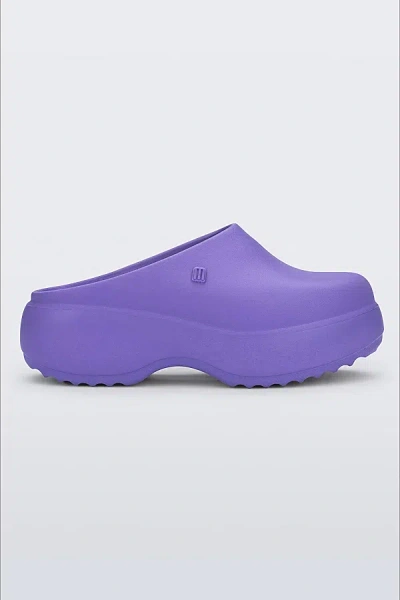 Melissa Free Platform Clog In Violet