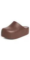 Melissa Free Clog Platform Mules In Brown